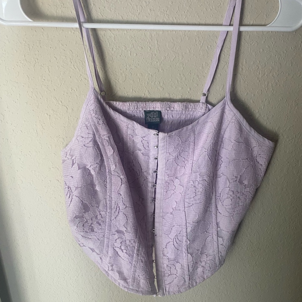 Wild Fable Light Purple Lace Camisole